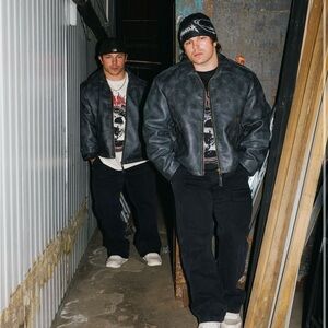 YoungLA Black Leather Jacket